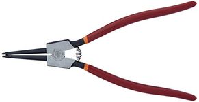 Taparia 1443-13 Steel (320mm) External Straight Nose Circlip Plier (Red and Black)