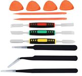 Catchex- ESD Safe Tweezers, Nylon ESD Spudgers, Dual-End Metal Spudgers and Triangular Openers - Repair Tool Set,12 Pieces