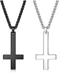 MILACOLATO 2 PCS Mens Chain Black C