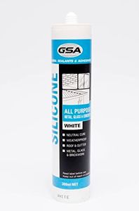 GSA All Purpose Silicone Sealant 300 g, White