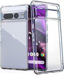 Crave Clear Guard for Pixel 7 Pro Case, Shockproof Clear Case for Google Pixel 7 Pro