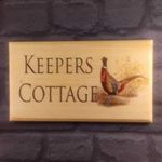 Personalised Pheasant Sign, Custom 