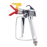 Airless Paint Sprayer Spray Gun with Tip&Tip Guard for Airless Paint Spraying Machines Paint Accessories, High Pressure 3600 PSI with 517 Tip Swivel Joint