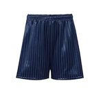 ASD Accessories Shadow Stripe PE Shorts Boys Girls Men Women Kids Adults Unisex Summer School Gym Football Cycling School Uniform PE Shorts Drawstring 12 Sizes and 7 Colours (BLUE)