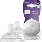 AVENT Philips Natural Response Bottle Teat Scy 965/02 - For Babies 6M+, Bpa-Free, Twin Pack