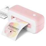 Phomemo Thermal Shipping Label Printer, 4x6 Desktop Thermal Label Printer for Shipping Packages/Small Business/Office/Home, Widely Used for Amazon, Ebay, Shopify, Etsy, UPS, FedEx - Pink