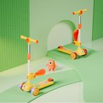 Lifelong 2 in 1 Kids Scooter with led Wheels and seat