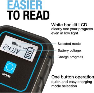 Ring SmartCharge 8A Car Battery Charger & Maintainer – Lithium, Lead Acid, AGM Compatible