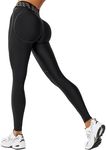 Bona Fide Butt Lifting Leggings for Women - Scrunch Butt Leggings High Waisted Tummy Control - Gym Workout Yoga Pants