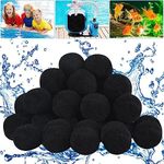Maturead 3.1 Lbs Pool Filter Balls Eco-Friendly New Fiber Filter Media for Swimming Pool Aquarium Fish Tanks Filters Alternative to Sand (Equivalent to 110 Lbs Filter Sand)