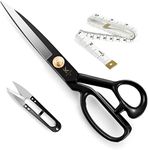 Sewing Scissors 8 Inch, Fabric Dressmaker Scissors Heavy Duty Shears for Tailors Dressmaking, Professional for Upholstery Office Crafting-Cutting Fabric Leather Paper(Right-Handed)