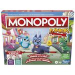 Monopoly Junior Board Game, 2-Sided Gameboard, 2 Games in 1, Monopoly Game for Younger Kids Ages 4 and Up, Kids Games for 2 to 6 Players, Junior Games (English & French)