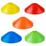 20 PCS Soccer Cones Agility Disc Cones Sports Football Soccer Training Cone Obstacle Marker Disc for Sports Training Ball Games Field Entertainment Equipment