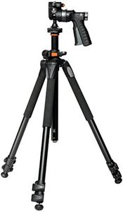 Vanguard Alta Pro 263AGH Aluminum Tripod with GH-100 Grip Head for Sony, Nikon, Canon DSLR Cameras,Black