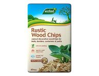 SuperGift.com 60L Rustic Wood Chips Insulates The Roots To Protect Them From Harsh Weather Conditions, Perfect For Use Around All Plants