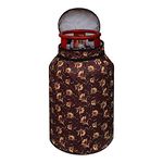 Lithara Printed PVC LPG Gas Cylinder Cover | Washable & Dustproof | Size : 25 x 21 Inches | (Multicolor CYSA36)