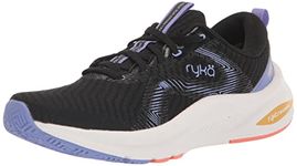 Ryka Women's Never Quit Training Sneaker, Black, 9 UK