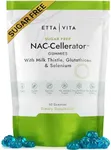 Sugar-Free NAC Gummies, N-Acetyl Cysteine Supplement with Milk Thistle, Glutathione, & Selenium, NAC Complex for Energy, Respiratory Health, Liver Detox & Cleanse, Kidney, Antioxidant Support