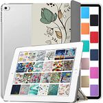 DuraSafe Cases for iPad PRO 1st Gen 2015 12.9 Inch [ 1 Gen ] A1652 A1584 ML0H2HN/A ML0N2HN/A ML0Q2HN/A ML0R2HN/A ML0V2HN/A PrintediPad Cover Translucent Frosted Hard Back - Watercolor Flowers