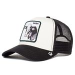 Goorin Bros. The Farm Unisex Original Adjustable Snapback Trucker Hat, White (Cash Cow), One Size