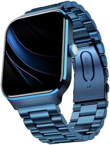 Noise Canvas Smart Watch with 1.96" Vivid Display, Functional Crown, BT Calling, 150+ Watch Faces, AI Voice Assistant, Health Suiteᵀᴹ, 100+ Sports Modes, IP67, Upto 7 Days Battery (Elite Blue)