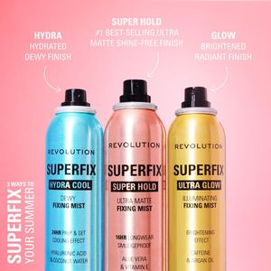 Makeup Revolution Super Fix Matte Makeup Setting Spray, Long Lasting, 150ml