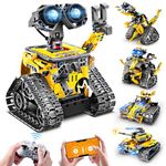 CUBIMANA 5-in-1 Robots Toys for Kids - Remote & App Control Building Set Wall Robot/Engineer Robot/Dinosaur RC Robotics Kit Gifts for Boys Girls 6 7 8 9 10 11 12 Years (520 Pieces)