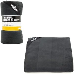 Milestone Camping Coperta Termica in Pile per Viaggi | 150 x 120 cm | Accessori da Campeggio | Coperta Calda per Auto e Campeggio
