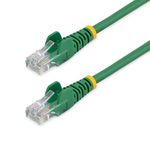StarTech.com Cat5e Ethernet Cable - 25 ft - Green- Patch Cable - Snagless Cat5e Cable - Long Network Cable - Ethernet Cord - Cat 5e Cable - 25ft (45PATCH25GN)