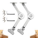 Toy Box Hinges Soft Close - Lid Support Hinges Heavy Duty, Soft Close Hinges for Chest Toy Box, Lid Stay Support 50lb/2pcs (APFFSY)