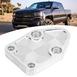 Fuel Pump Plate, Fuel Pump Block Off Plate, Fuel Pump Mounting Plate Kit with Gasket Fit for Chevy Small Block 283 327 350 400 Engines