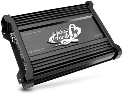 Lanzar 3000 Watt 2-Ohm Stable Monoblock Mosfet Amplifier, High-Power Car Audio Amp with Electronic Crossover Network, Bass Boost Circuit, Low Pass Filter Controls, and Nickel RCA Inputs, 13" x 2"x 9"