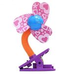 Babies Bloom Pink Portable Mini Clip On Cooling Stroller Fan for Babies| Mini Safety Cooling Fan for Babies| Baby Stroller Fan