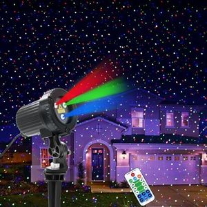 Christmas Laser Lights, Outdoor Garden Laser Lights Projector with Moving RGB Waterproof for Christmas Holiday