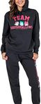 Bioworld Squishmallows Team Juniors Black Hoodie And Joggers Set-XL