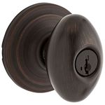 Kwikset Corporation 97402-792 Kwikset Laurel Keyed Entry Knob featuring SmartKey in Venetian Bronze