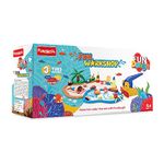 Funskool-Fundough Playset Fun Work Shop, kindles imagination to bring life to multiple shapes with snazzy extruder, multicolour, dough, toy, shaping, sculpting, 3 years