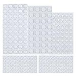 Rubber Feet, 232 Pieces Clear Adhes