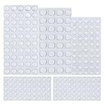 Rubber Feet, 232 Pieces Clear Adhes