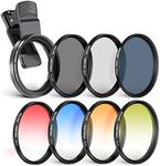 NEEWER 55mm Clip On Filters Kit for