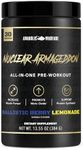 Anabolic Warfare Nuclear Armageddon Pre Workout Powder Pre-Workout for Men & Women with L-Citrulline, Beta Alanine Powder and Caffeine (Ballistic Berry Lemonade - 30 Servings)