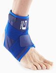 Neo-G Ankle Support, Stabilized Support with Figure of 8 Strap – Support for Arthritis Relief, Joint Pain, Ankle Injuries, Sprains – Adjustable Compression – Class 1 Medical Grade – Unisex – Blue