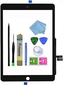 Zentop Touch Screen Digitizer for Black iPad 7/8 2019 2020 7th/8th Generation 10.2" A2197 A2198 A2200 A2270 A2428 A2429 A2430 Front Glass Assembly Replacement with Toolkit(Without Home Button)