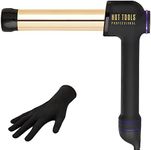 Hot Tools Pro Artist 24K Gold Curlbar Curling Wand | Long Lasting, Defined Curls (1-1/4 in)