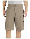 Dickies mens 13 Inch Relaxed Fit Stretch Twill cargo shorts, Desert Sand, W36 US