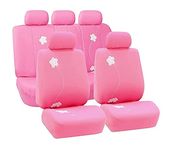 FH GROUP Car Seat Covers, Full Set, Pink