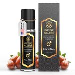 Infuse Allurè Premium Pheromone Perfume Oil for Men - Bold, Extra Strength Formula - Irresistible Fragrance Blend with Jojoba Oil - Long-lasting Scent 10ml