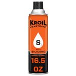 Kroil Penetrating Oil with Silicone (Aerosol Spray-16.5oz Can-Single) | Penetrant for Rusted Bolts, Metal | Lubricant for Hinges, Chains, Moving Parts (SK162)