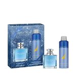 Nautica Voyage by Nautica for Men - 2 Pc Gift Set 1.6oz EDT Spray, 6.0oz Deodorizing Body Spray