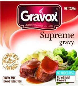 Gravox Supreme Gravy Box Liquid Pouch for Gravy and Liquid Stock Family Roast Chicken Instant Gravy 200g